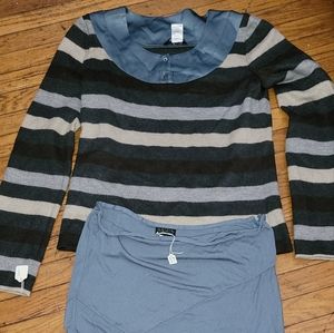 Krizia sweater and skirt set